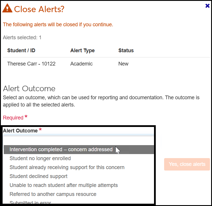 Close_Alert_modal_-_select_Alert_Outcome.png