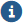 Blue "i" icon indicating information.