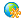 World with orange asterisk icon