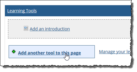 Link to add tool to this page.