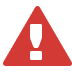 Error Icon with red background