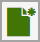 Green page with asterisk icon indicating unread item.