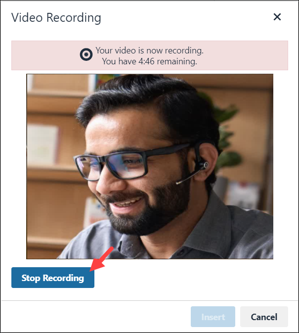 Stop Recording button