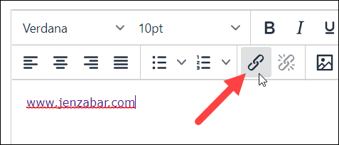 ​Insert/Edit Link​​ button