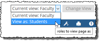 Use Students Emulation feature to view Coursework in students view.