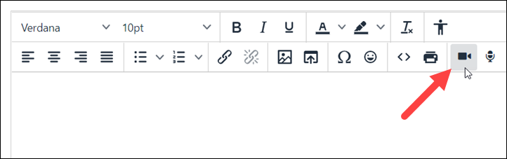 Record Video button
