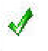 Green checkmark icon