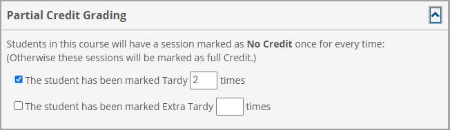 Partial Credit Grading Screen (from previous eLearning Gradebook versions)