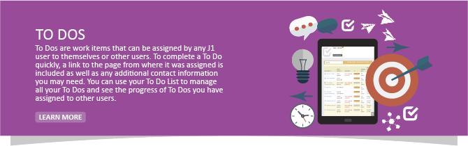 To Dos infographic.