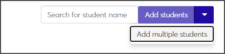 Add multiple students selected from Add student drop-down