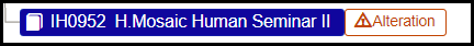 An aim with an "unapproved alteration" tag