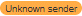 Unknown sender icon.