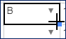 Crosshairs on a cell in a datasheet