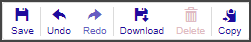 Case Summary page - Violations and Sanctions tab toolbar