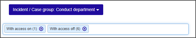 Edit Role - Associations tab - filter
